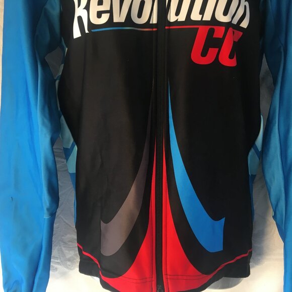 Men's Giordana Milton Revolution CC Long Sleeve Cycling Jersey Blue Size M - Picture 5 of 16